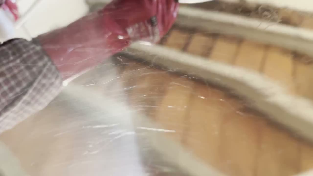 Fermentation under way in the cellar